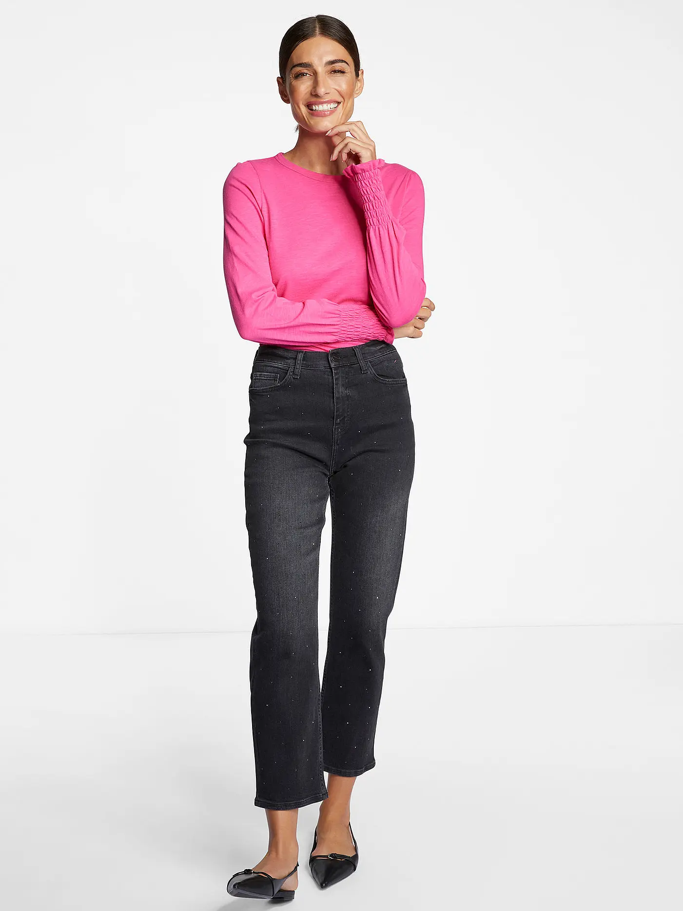 RICH & ROYAL | Langarmshirt | pink